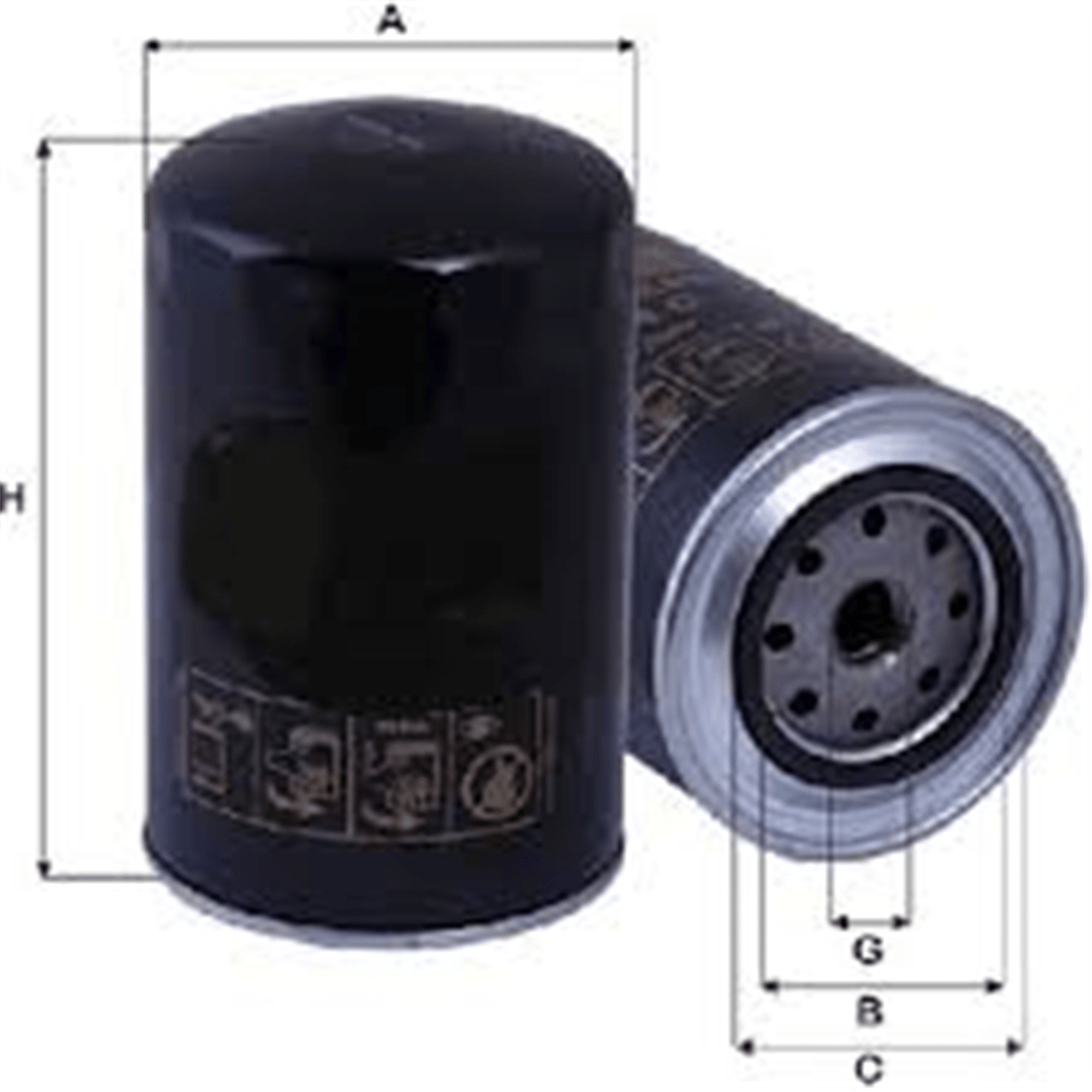 YAĞ FİLTRESİ İVECO YAĞ FİLTRESİ ZP 514 W 8005-OP 592/4-OC 308