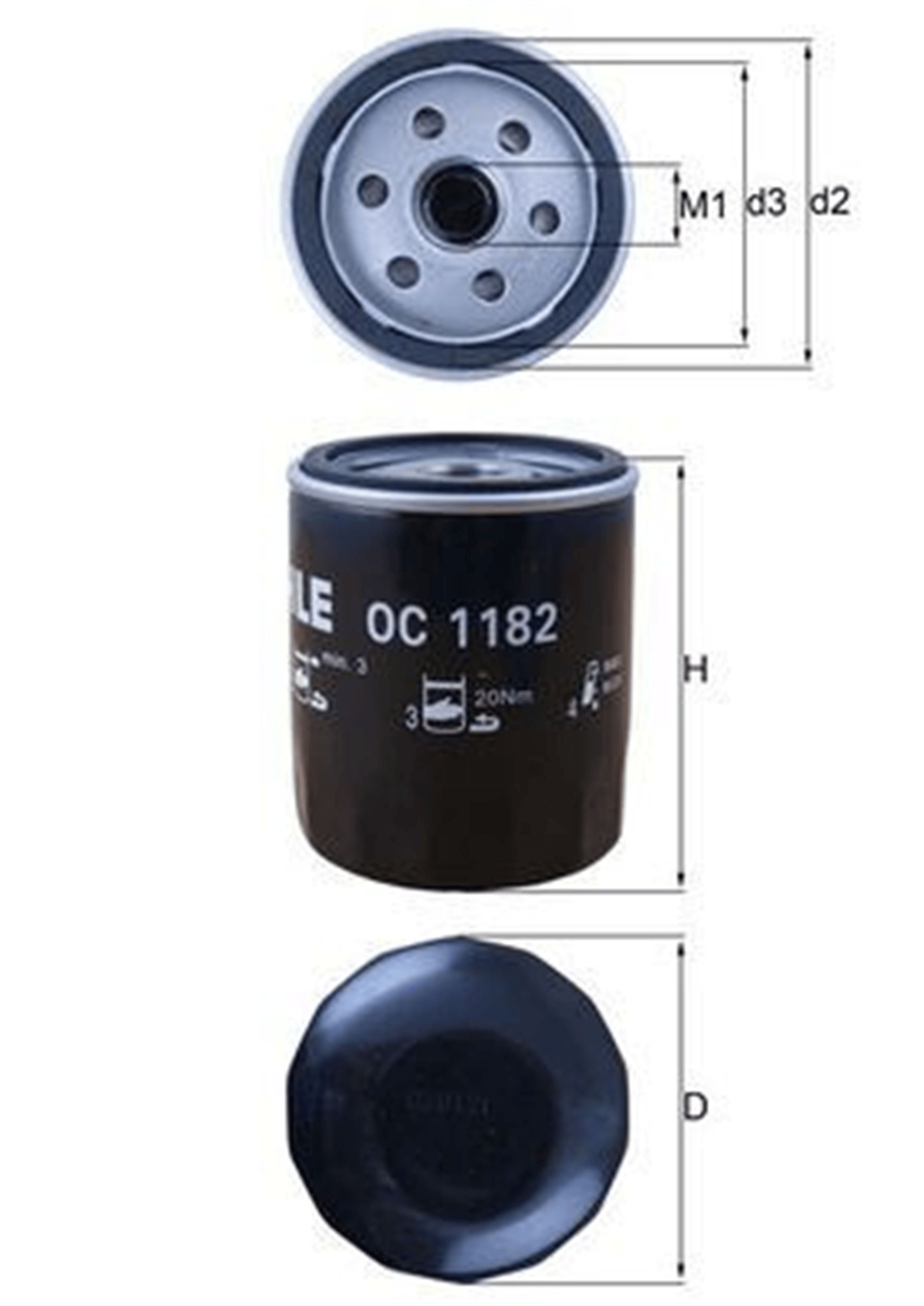 YAĞ FİLTRESİ MAZDA 3 09-12 6 02-07 CX-7 09-13