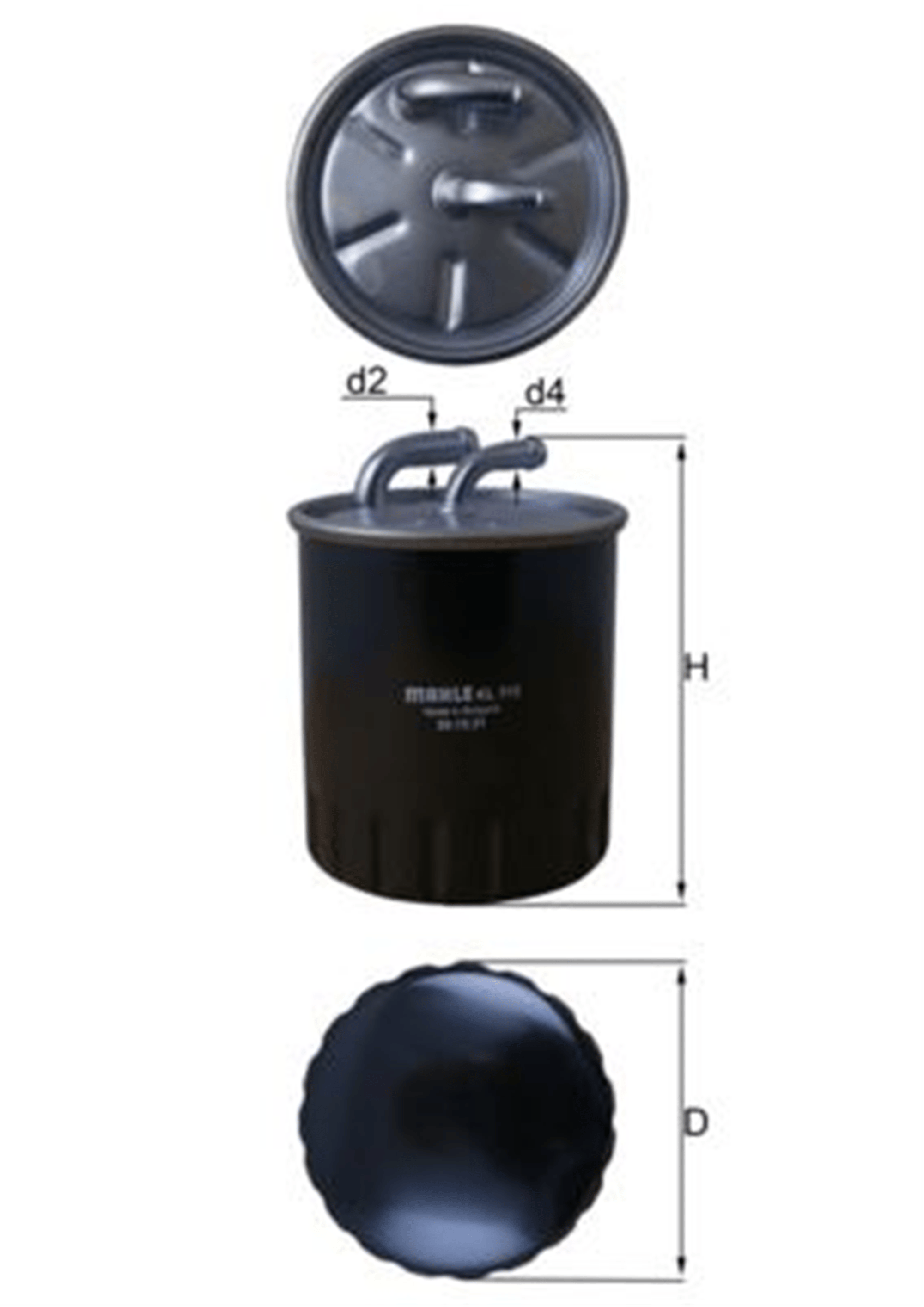 YAKIT FILTRESI MERCEDES OM646 W203 W204 C219 W211 W221 W639 B906