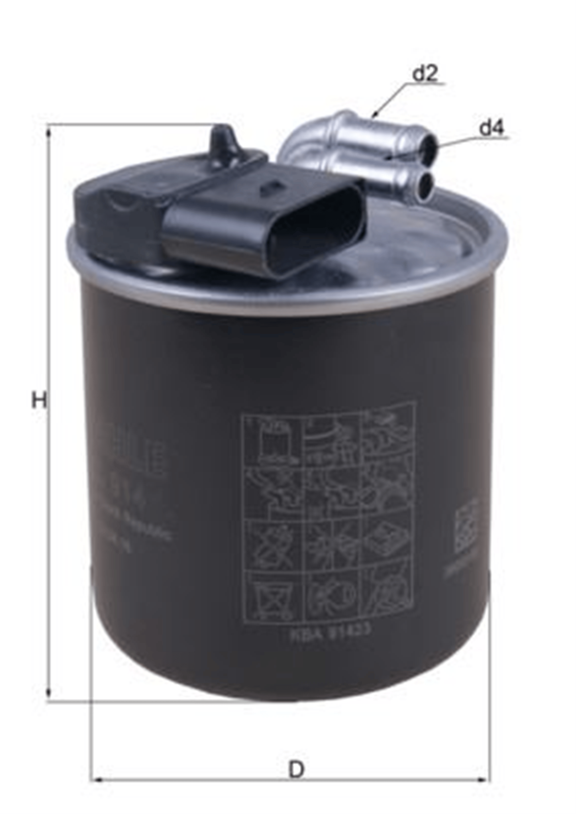 YAKIT FILTRESI MERCEDES OM651 W639 W447 W470 B906 B907 B910