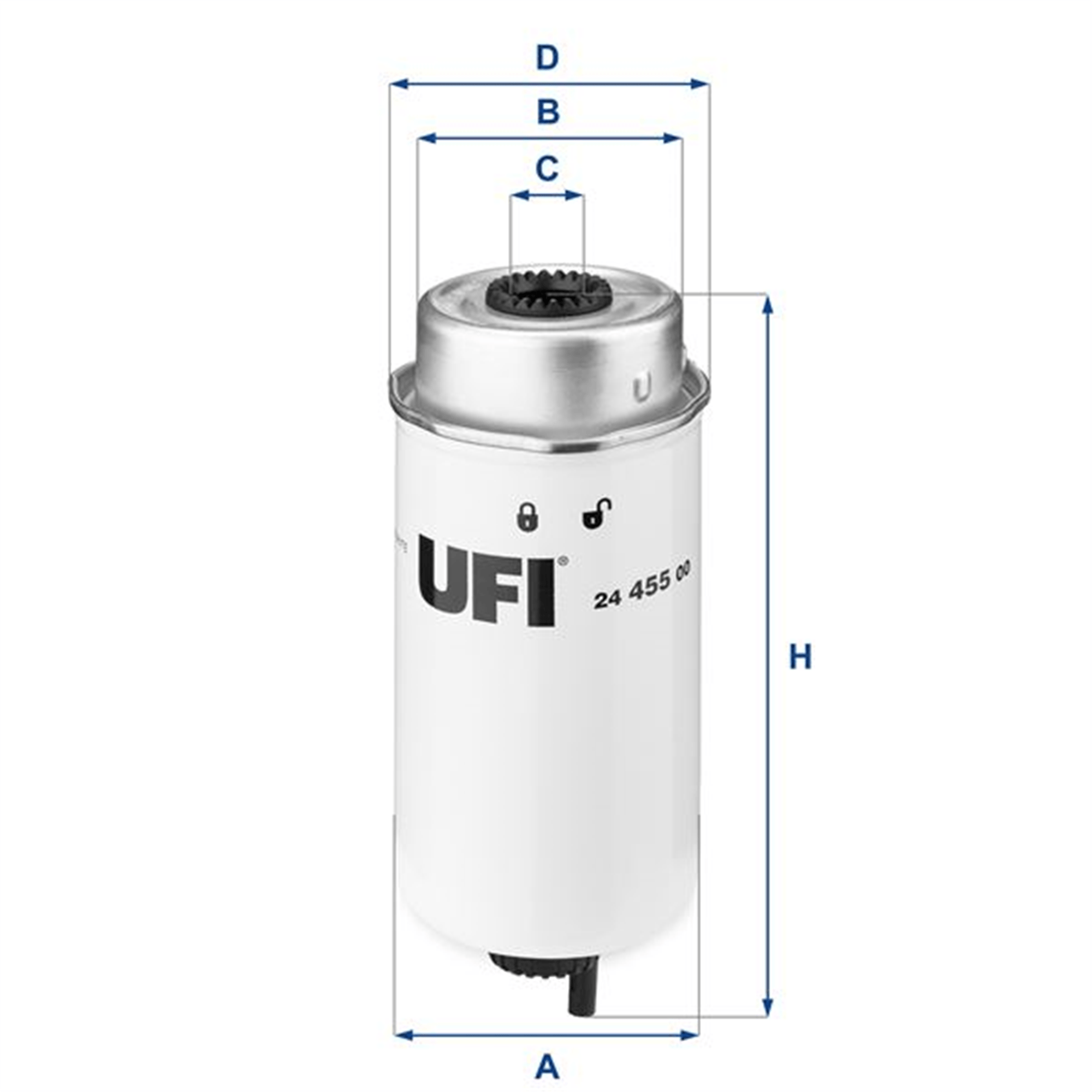YAKIT FİLTRESİ TRANSİT V348-V347 2.2-2.4-3.2 TDCI 200PS 06>11 EURO4