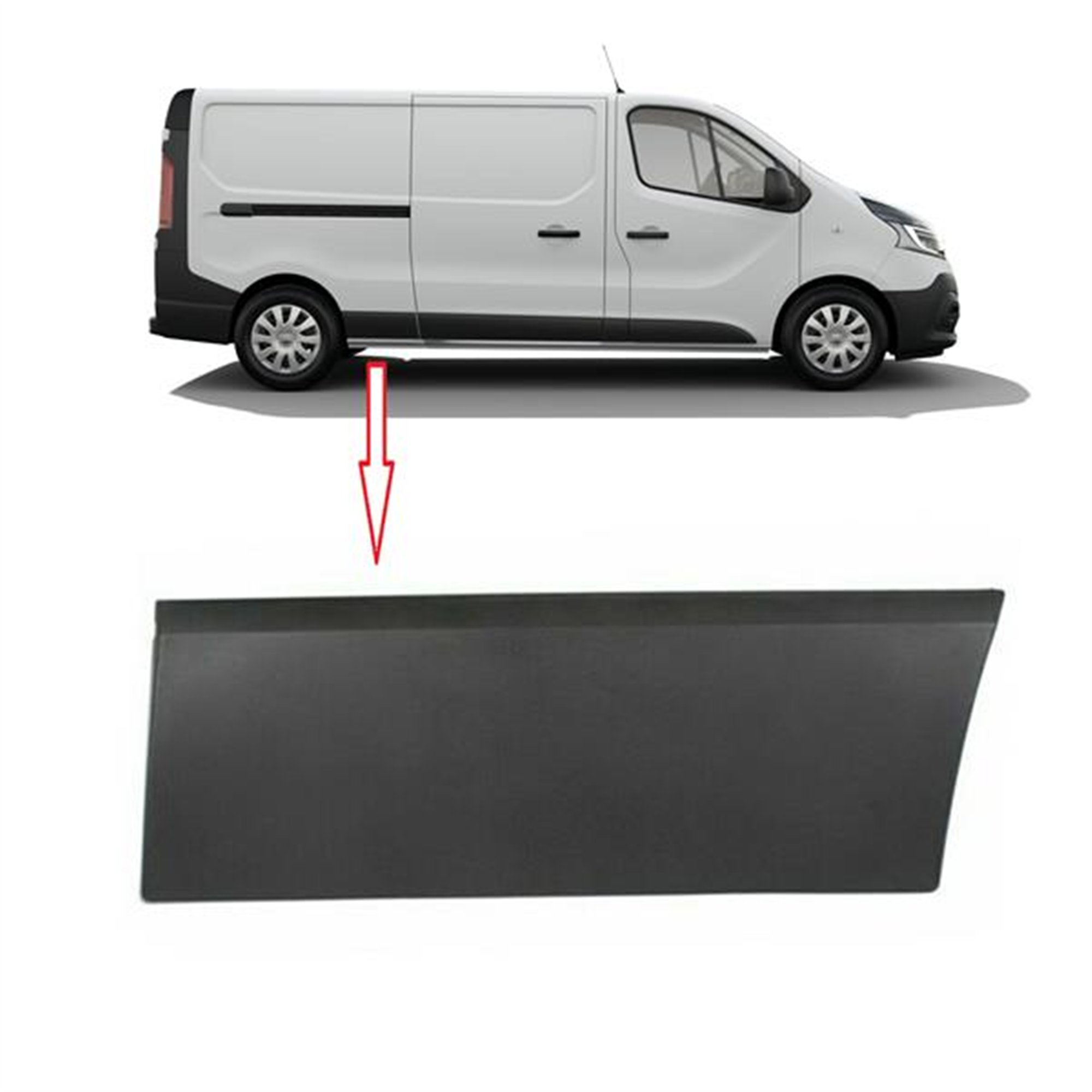 YAN ÇEVRE BANDI SAĞ ARKA RENAULT TRAFIC III