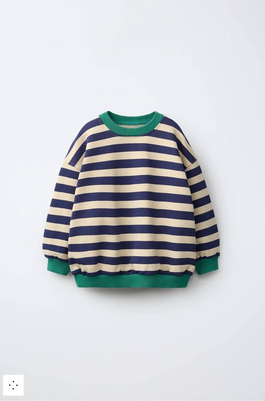 Çizgili sweatshirt 