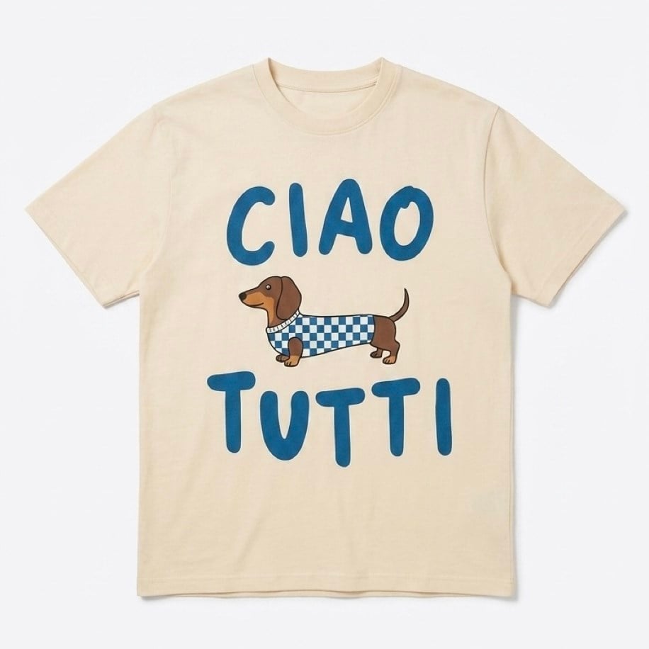 Lacie ciao tutti tişört