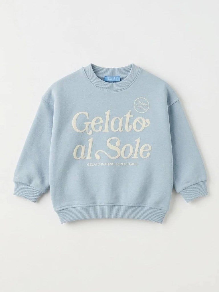 Laciel gelato baskılı sweatshirt