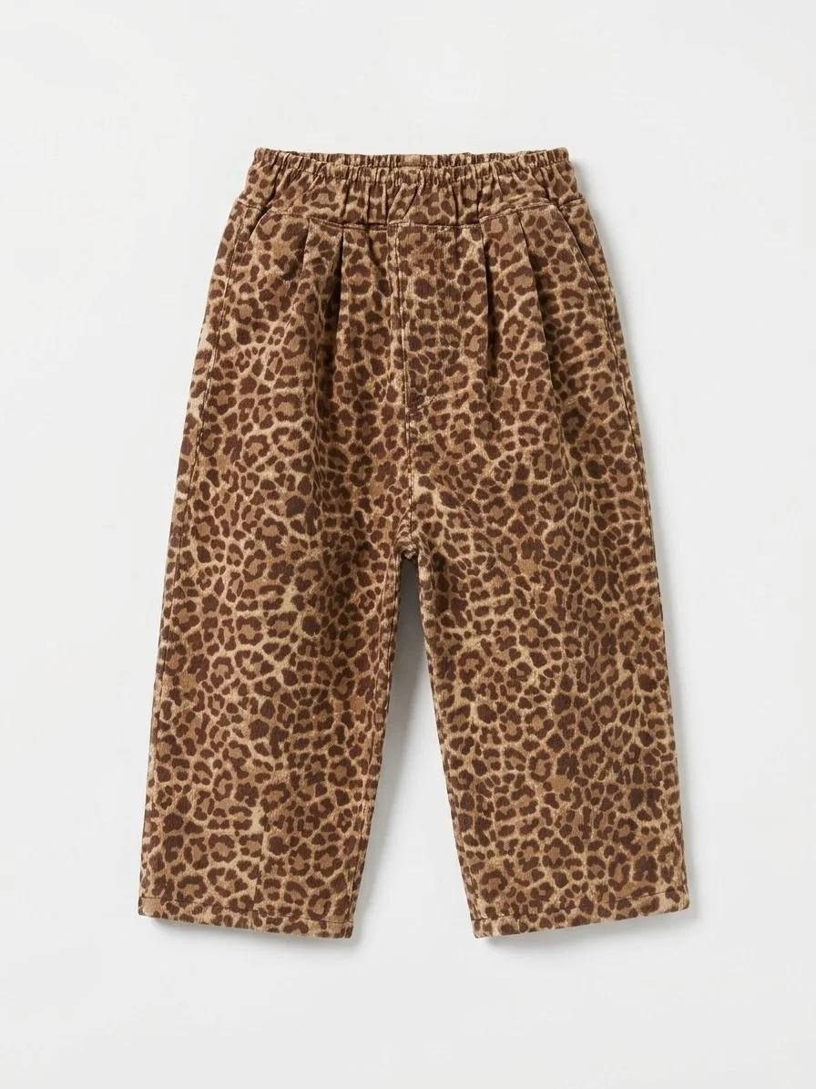 Laciel Paris leopar jean pantolon 
