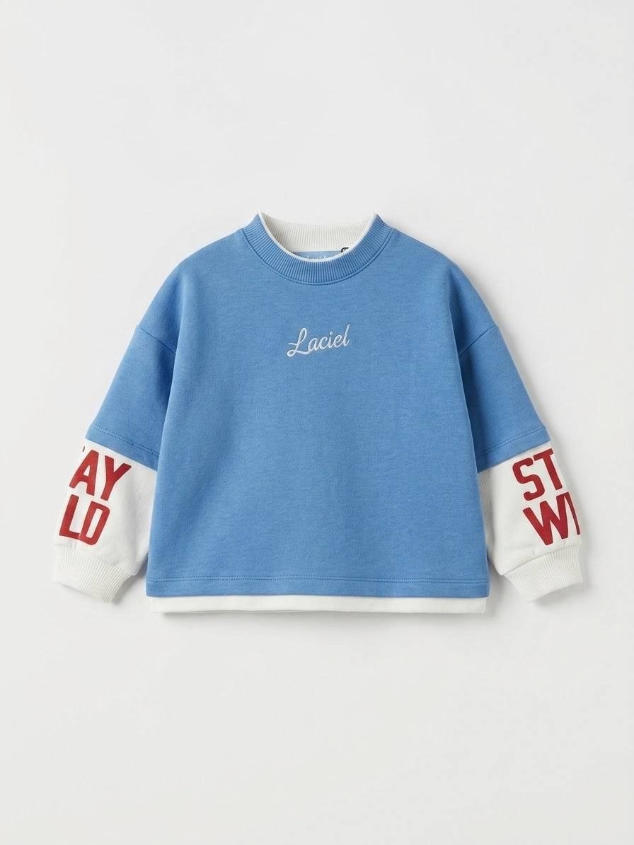 Laciel Paris tiger baskılı sweatshirt 