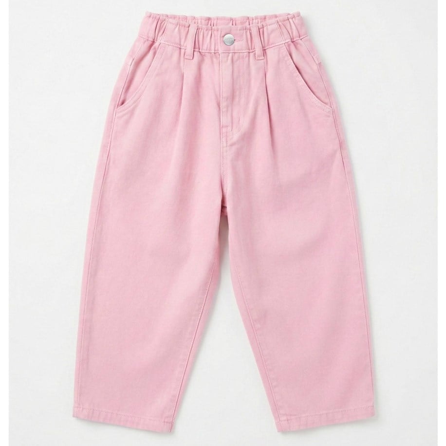 Laciel pembe balon jean pantolon