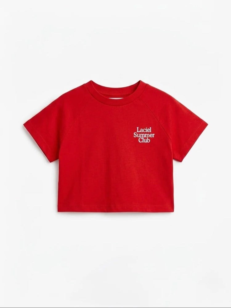 Laciel summer club baskılı tşört