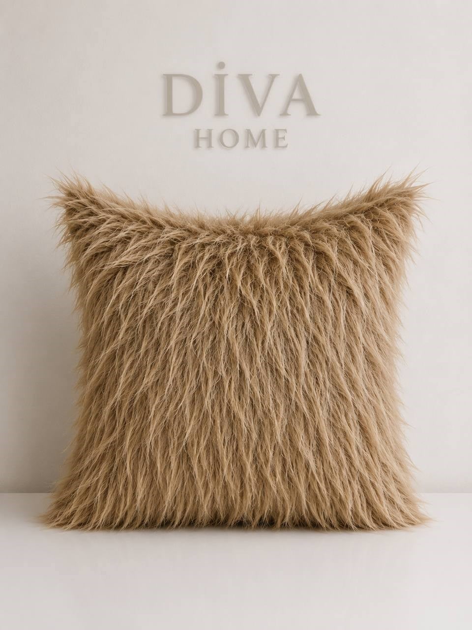 DİVA HOME Premium İthal Peluş Kırlent Kılıfı 45x45 cm – Tüy Dökülmez, Ultra Yumuşak Dekoratif Yastık Kılıfı