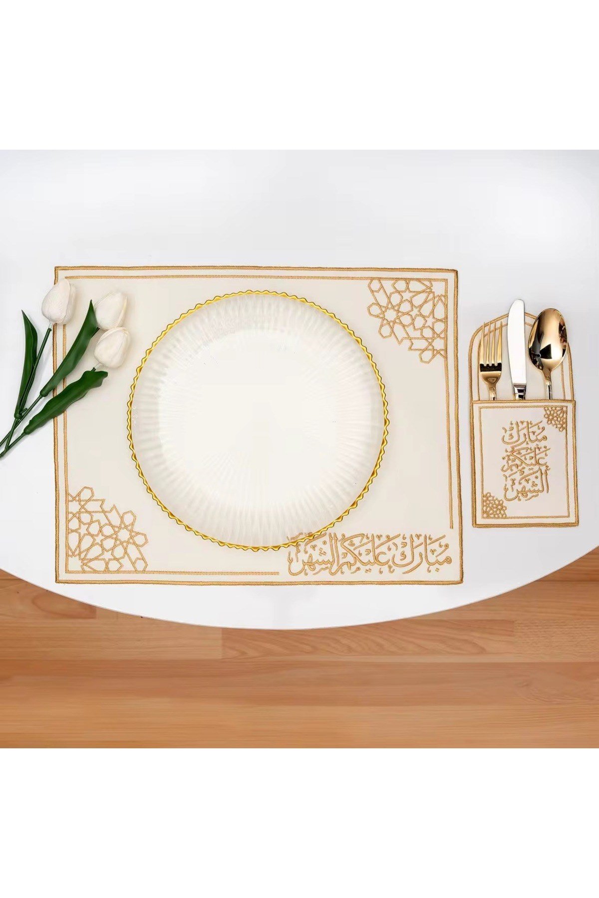 Ramazan Temalı 6 Kişilik 18 parça Amerikan Servis Set