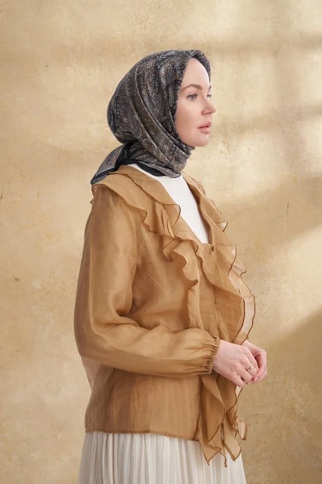 ARMANDA ETRO SİYAH ALTIN ŞAL