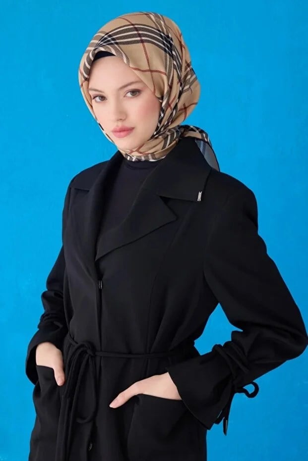 BELLİ SAF İPEK  EŞARP 4122D(TWİLL) - 83