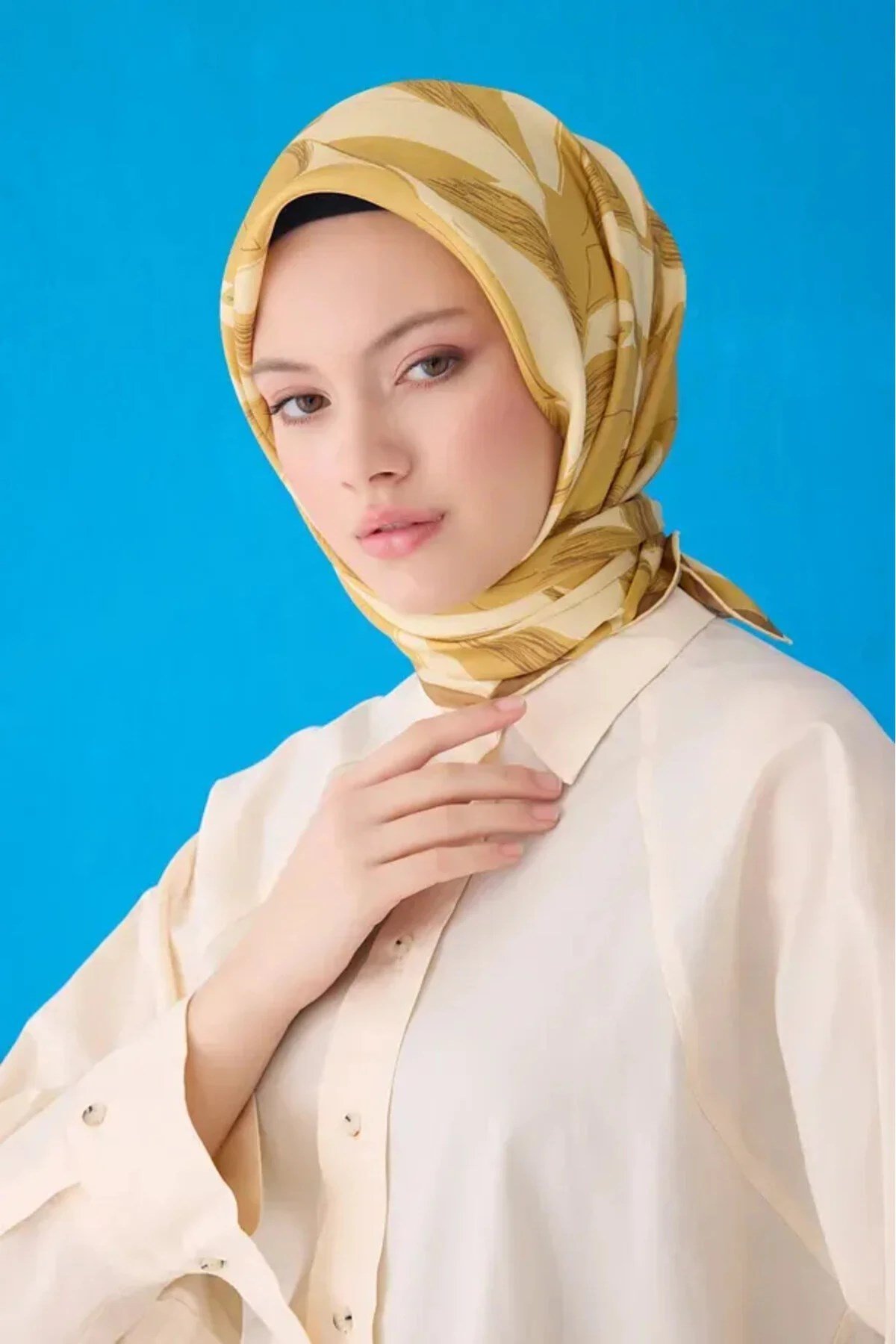 BELLİ SAF İPEK ESARP 4123D (TWİLL)