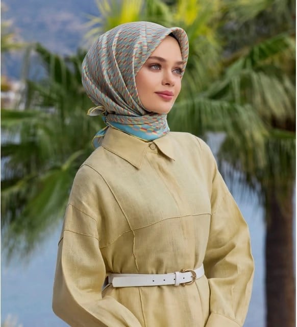 BELLİ SAF İPEK ESARP 4124D (TWİLL)