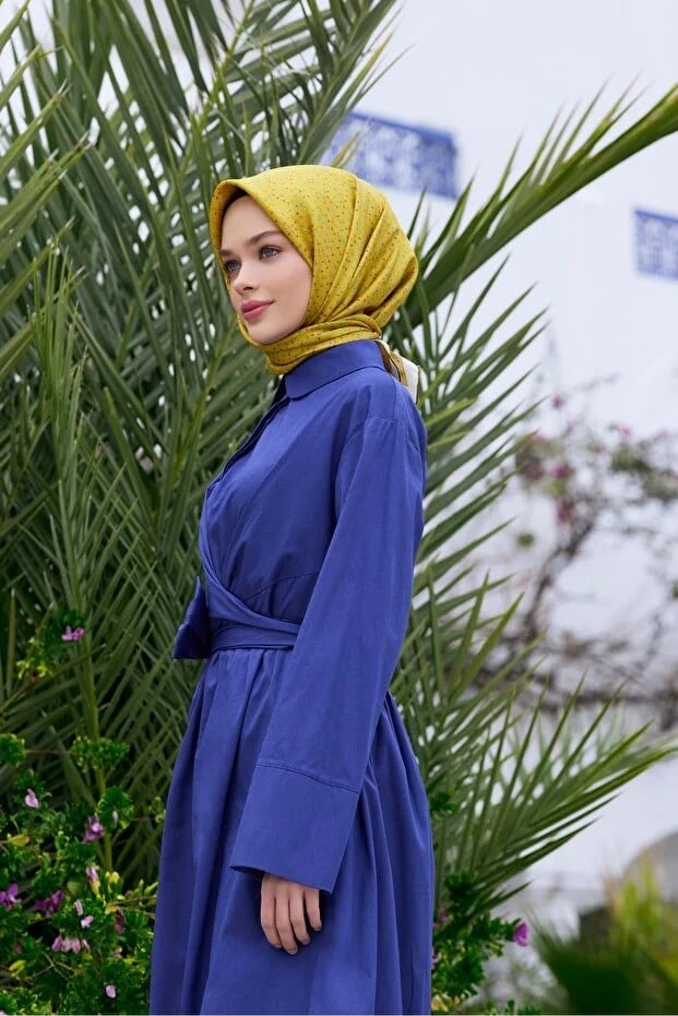 BELLİ SAF İPEK EŞARP 4128D(TWİLL) - 31