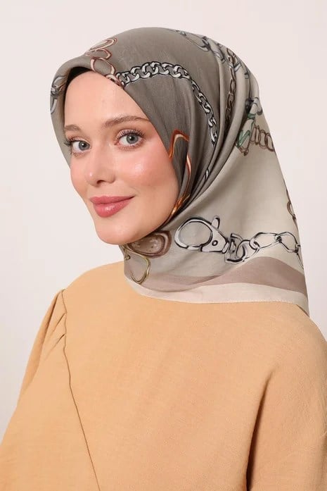 FLORAL EŞARP -BOZKIR BEJİ
