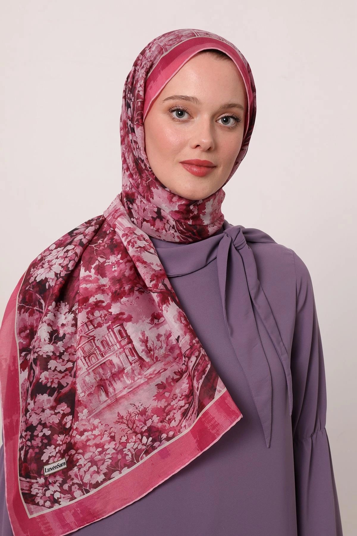 LUVENSARA SİLK ELİTE ŞAL- EYLÜL PEMBESİ