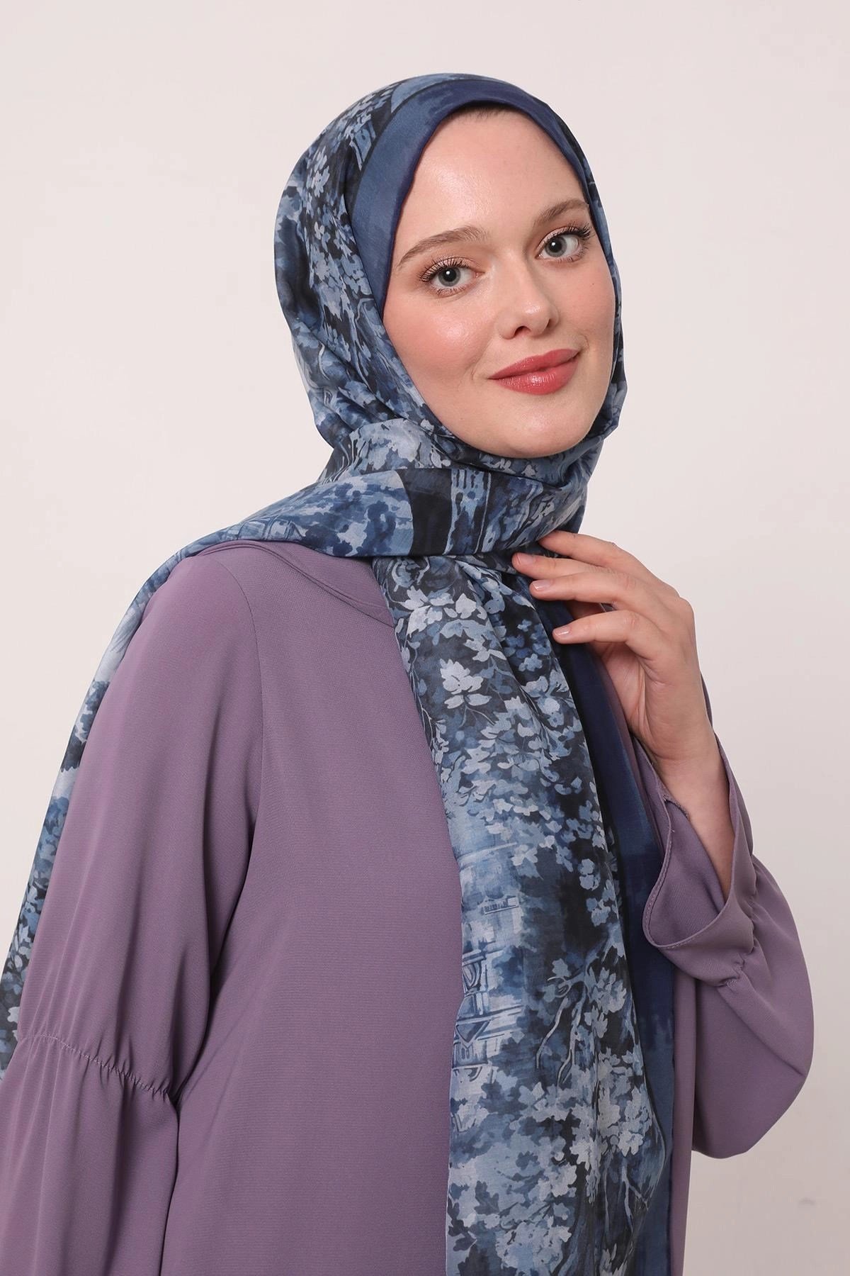 LUVENSARA SİLK ELİTE ŞAL-AY MAVİSİ