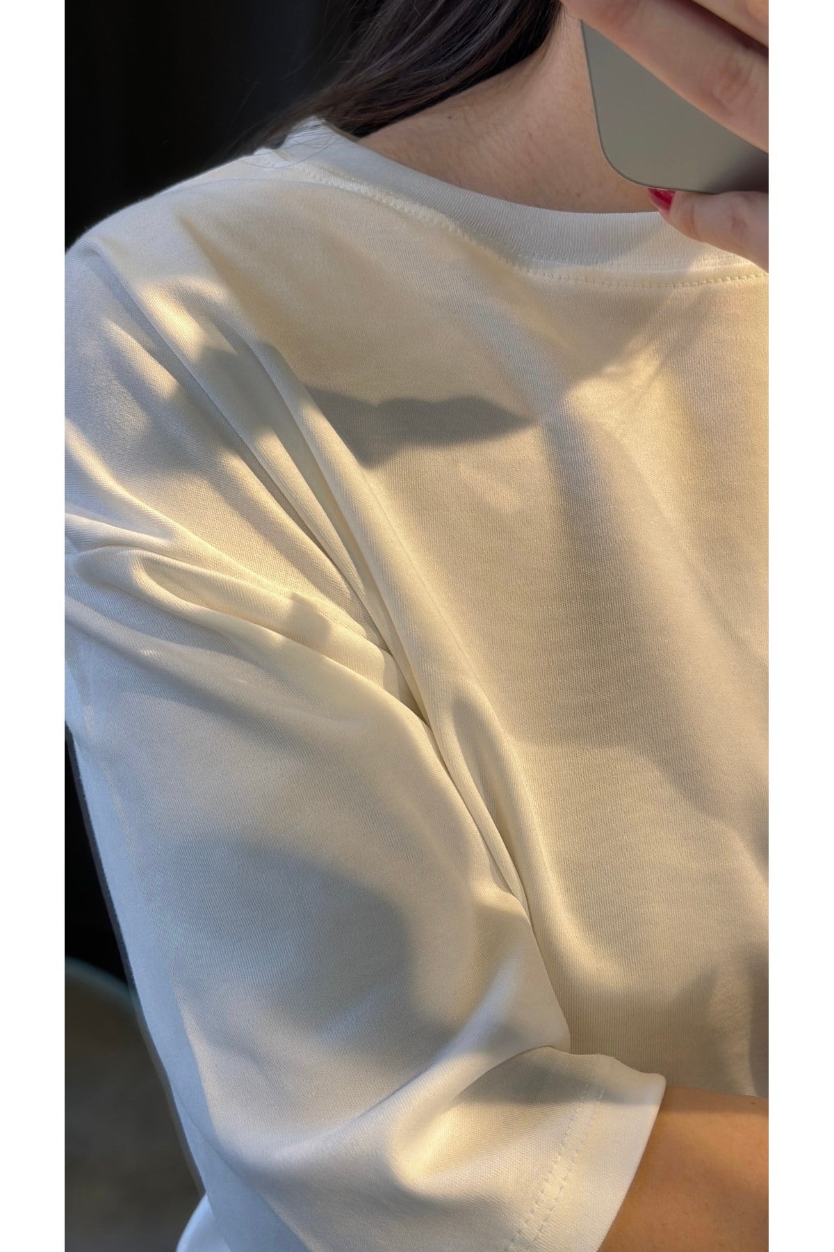 Bisiklet Yaka Basic Tshirt
