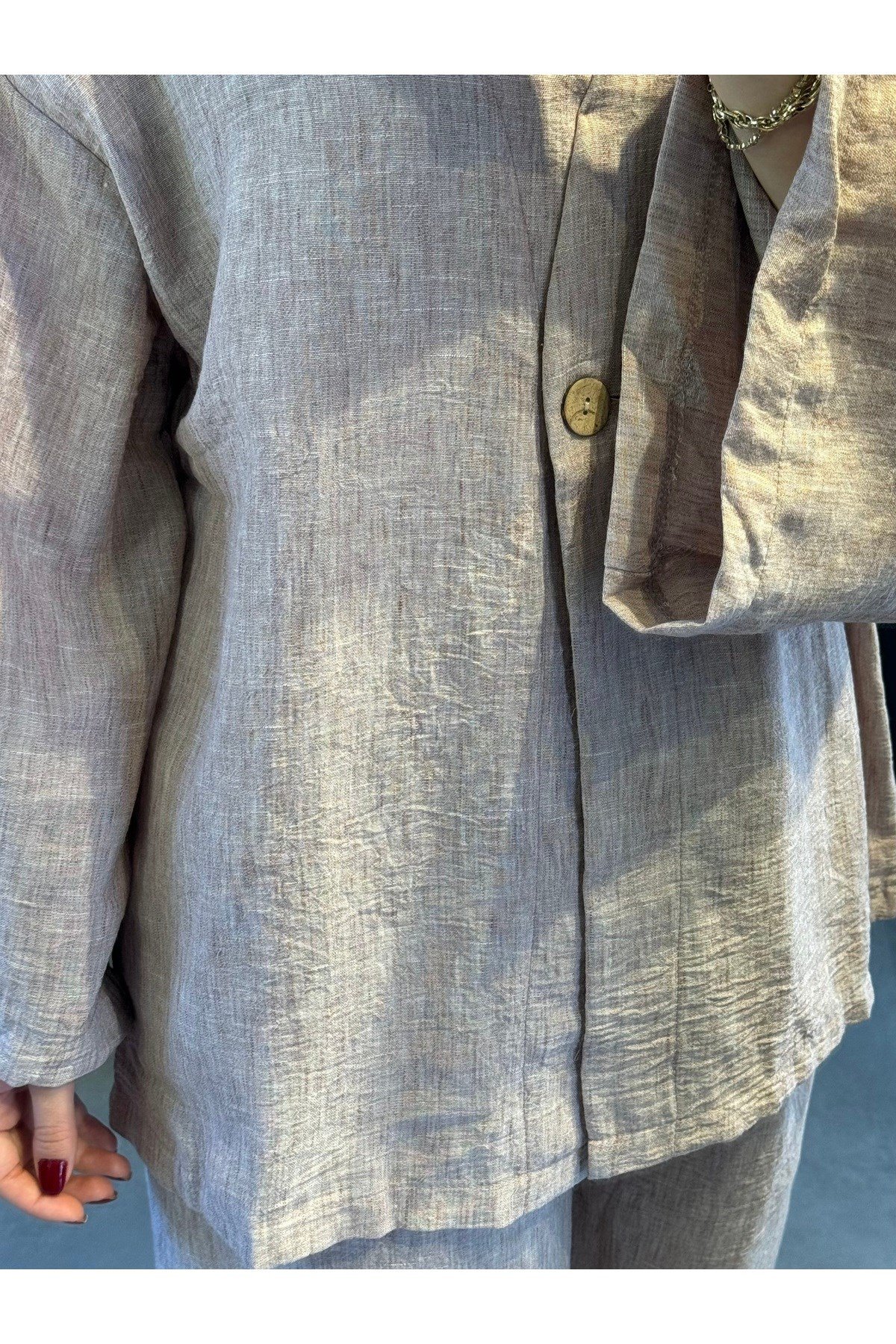 Keten Kimono Takım