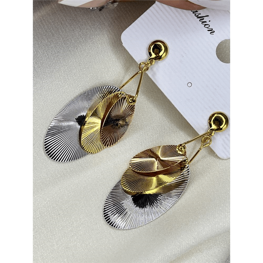 VİP Altın Sarısı Sallantılı Kadın Küpe Gold