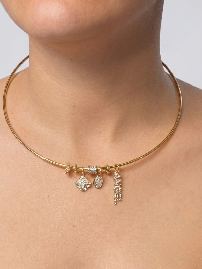 Angel Charm Chocker Kolye