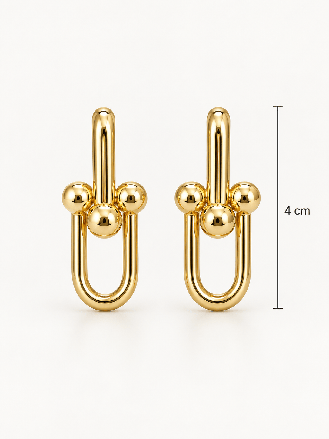 Tffny Sallantılı Gold Küpe