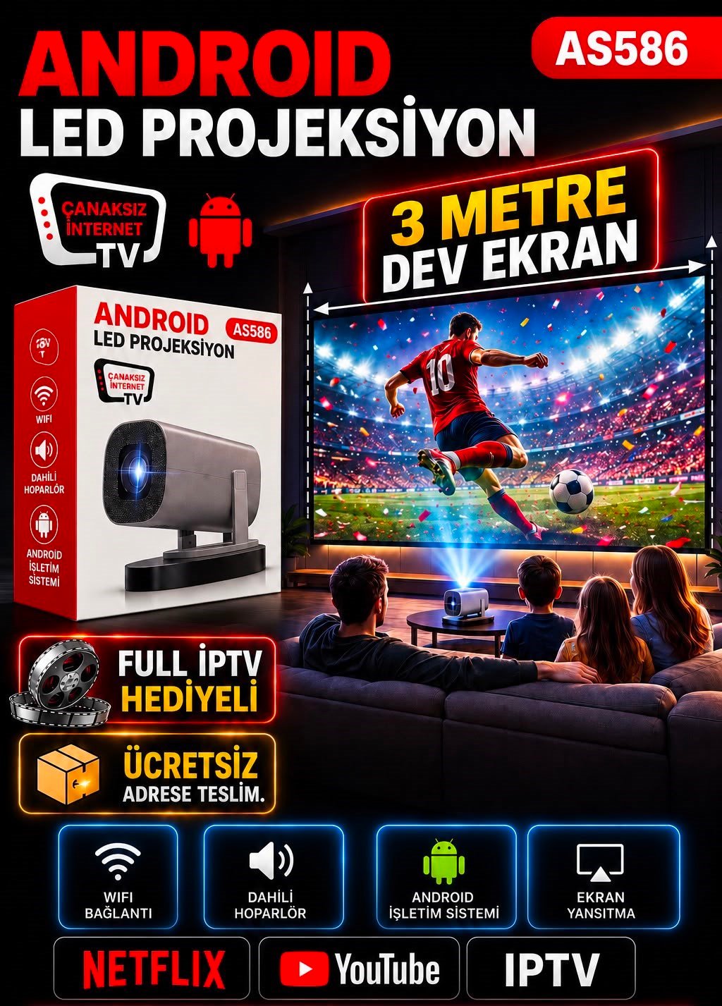 PROJEKSİYON İPTV HEDİYELİ