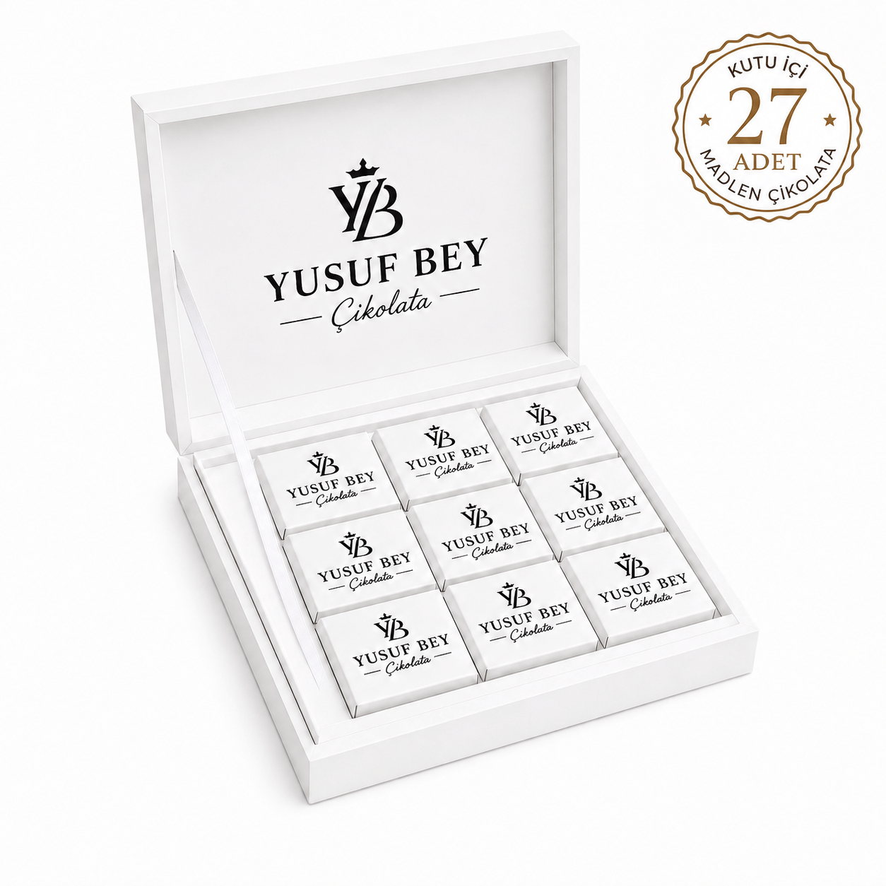 Kaymaklı Madlen Çikolata 3x3 (Kutu)