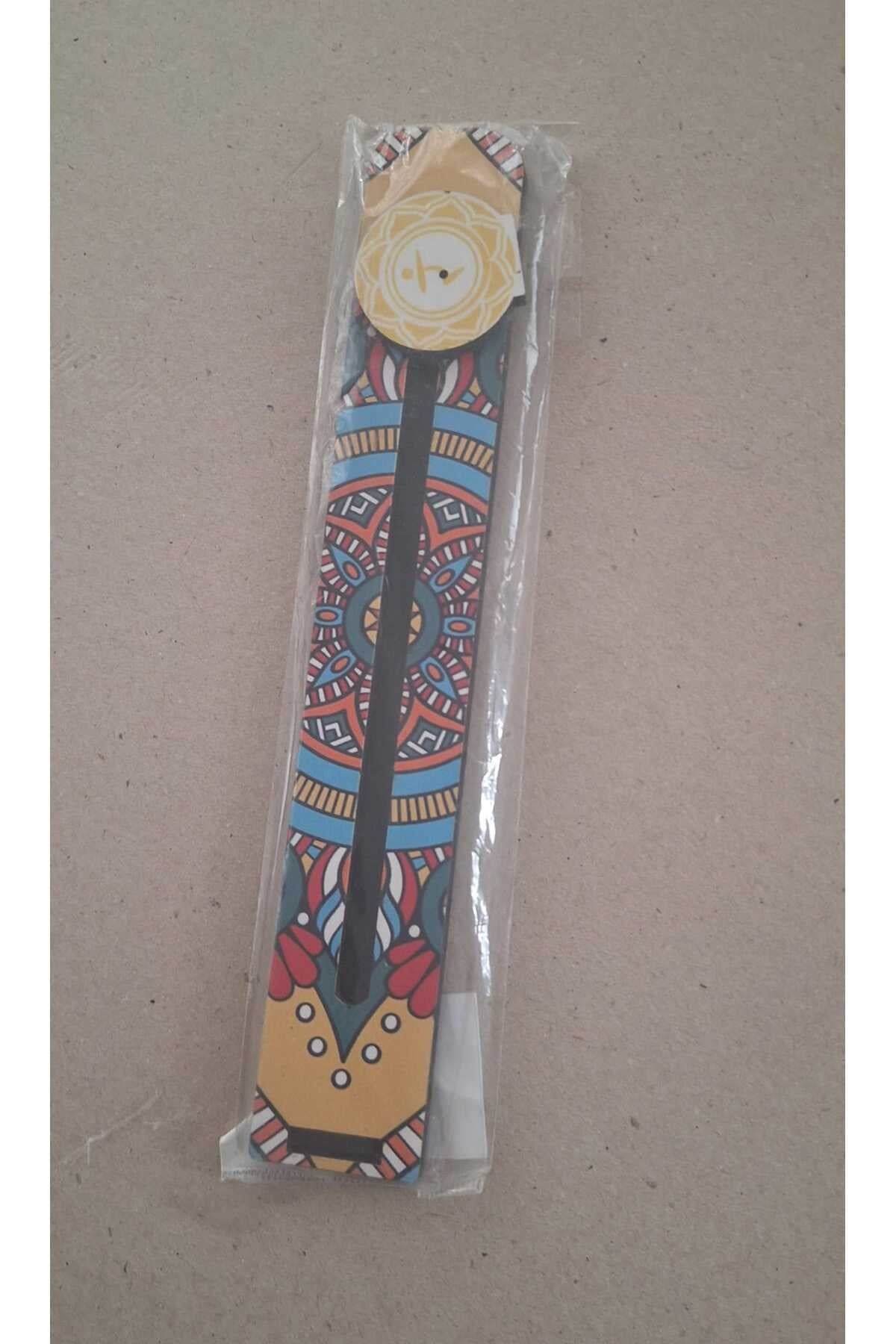 1 adet otantik Bohem Desenli Ahşap Tütsülük