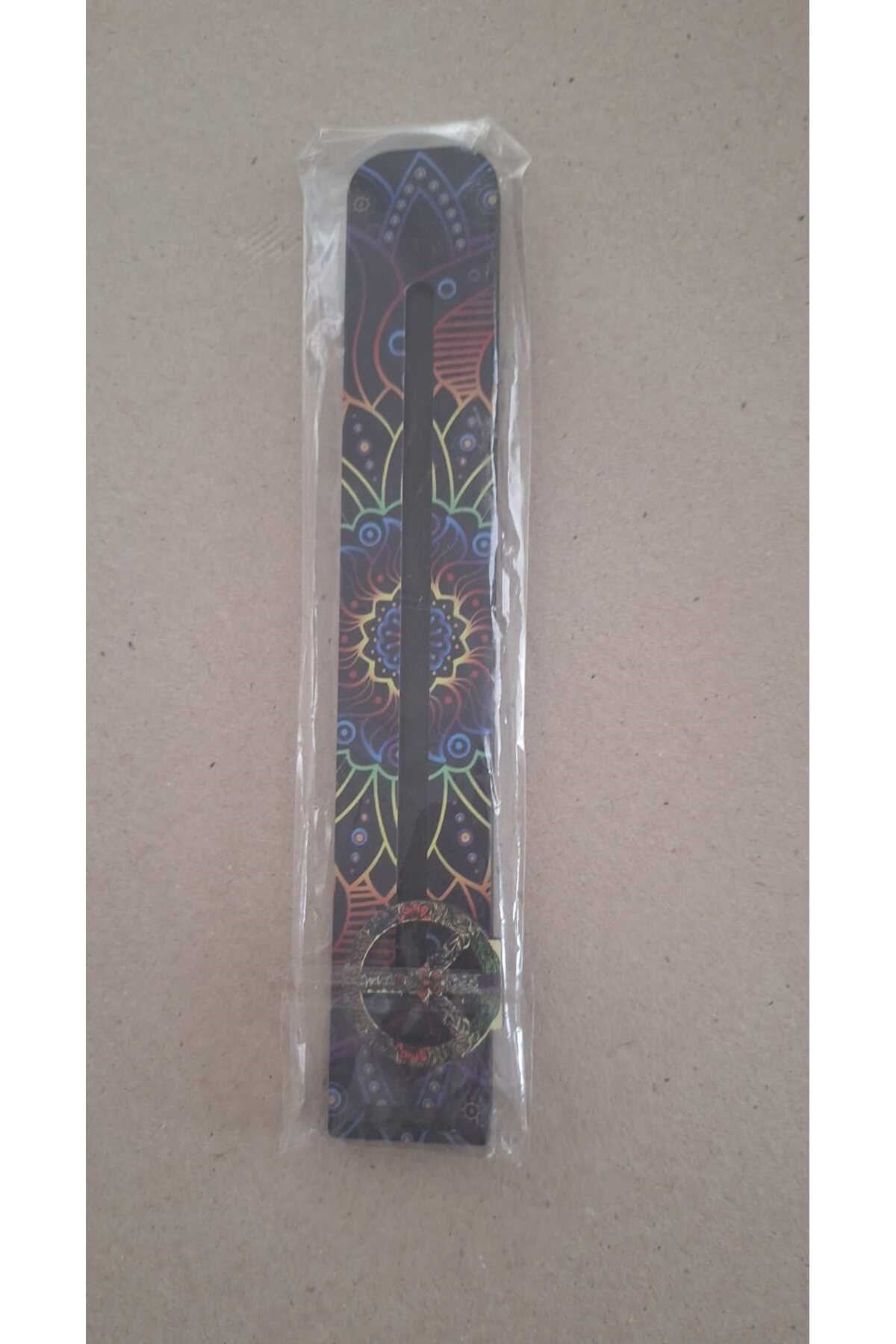 1 adet otantik Bohem Desenli Ahşap Tütsülük