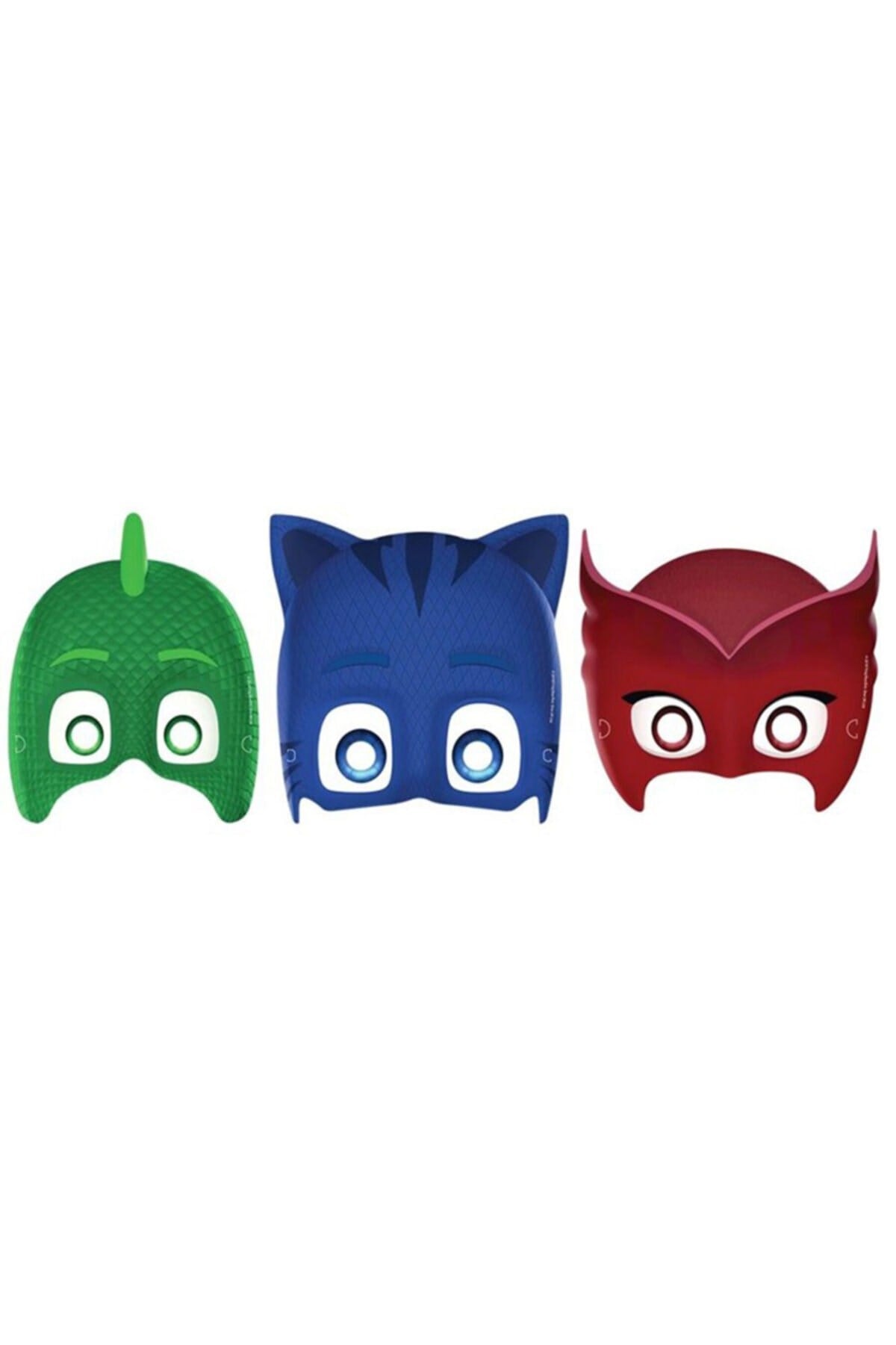 3 Lü Maske Seti Pjmask Maske Pjmaskeliler Maske Seti