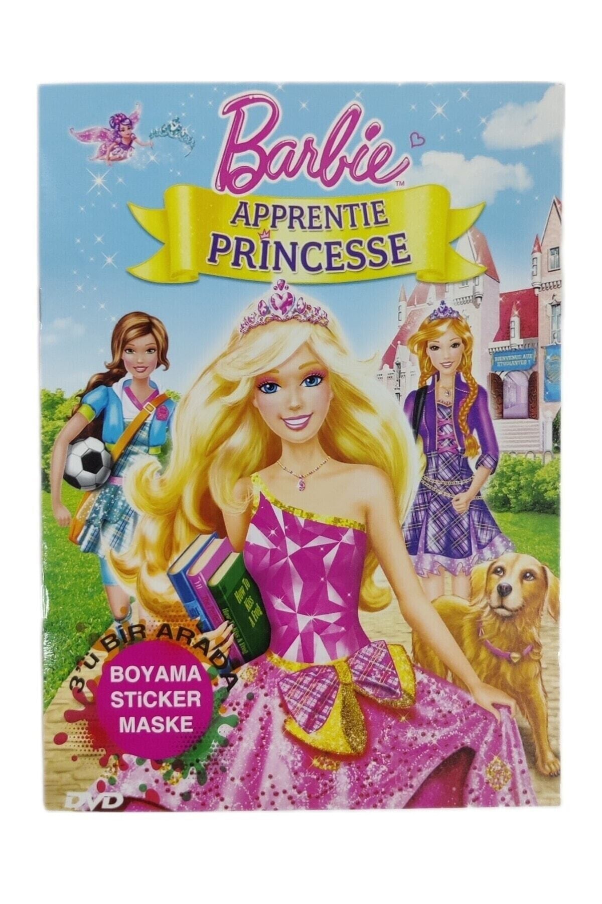Barbie 3'ü Bir Arada Aktivite Kitabı Boyama Kitabı + Maske + Sticker