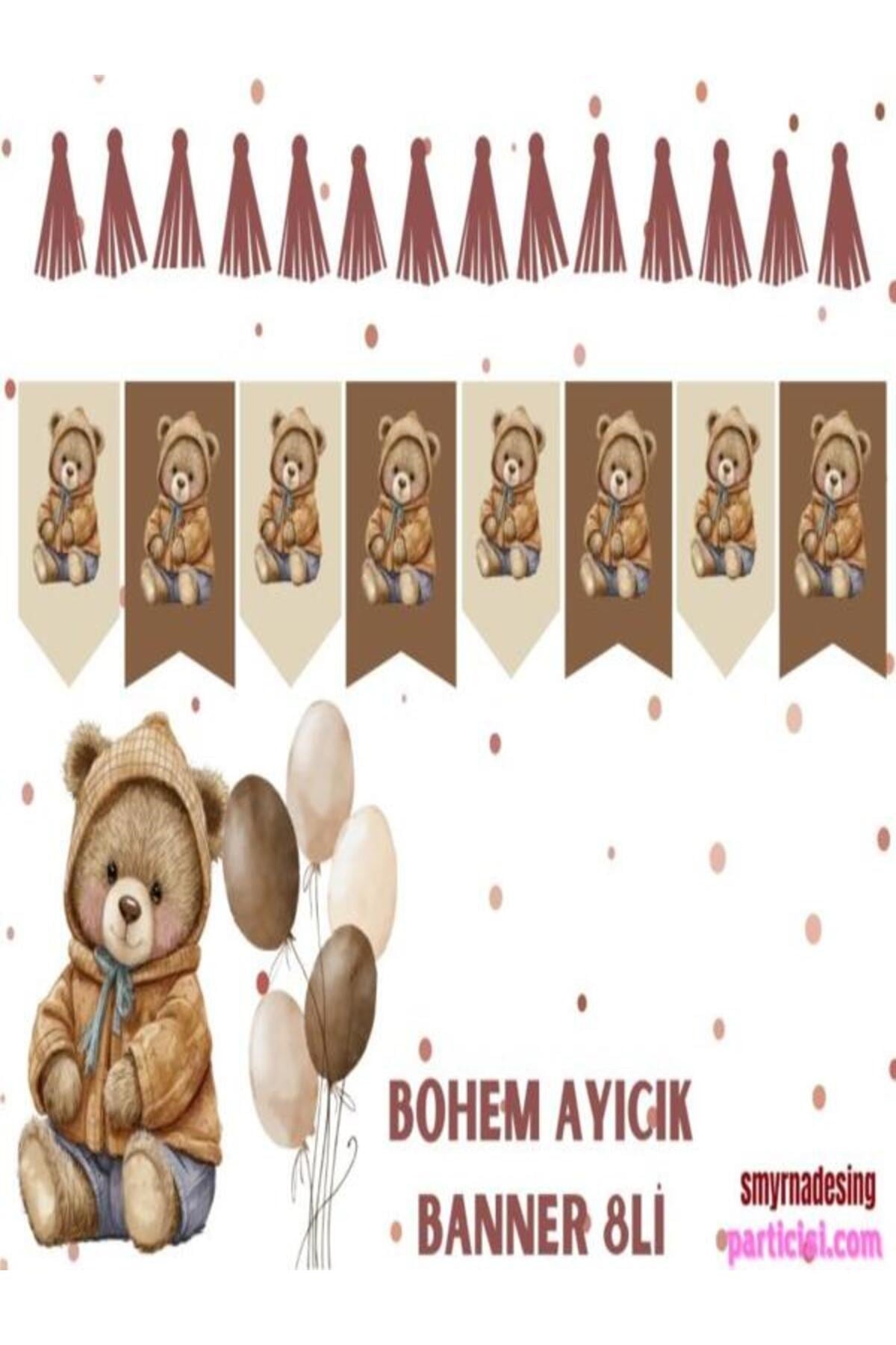 Bohem Retro Parti Malzemeleri 1 yaş,1/2,2yaş KÜÇÜK BOY