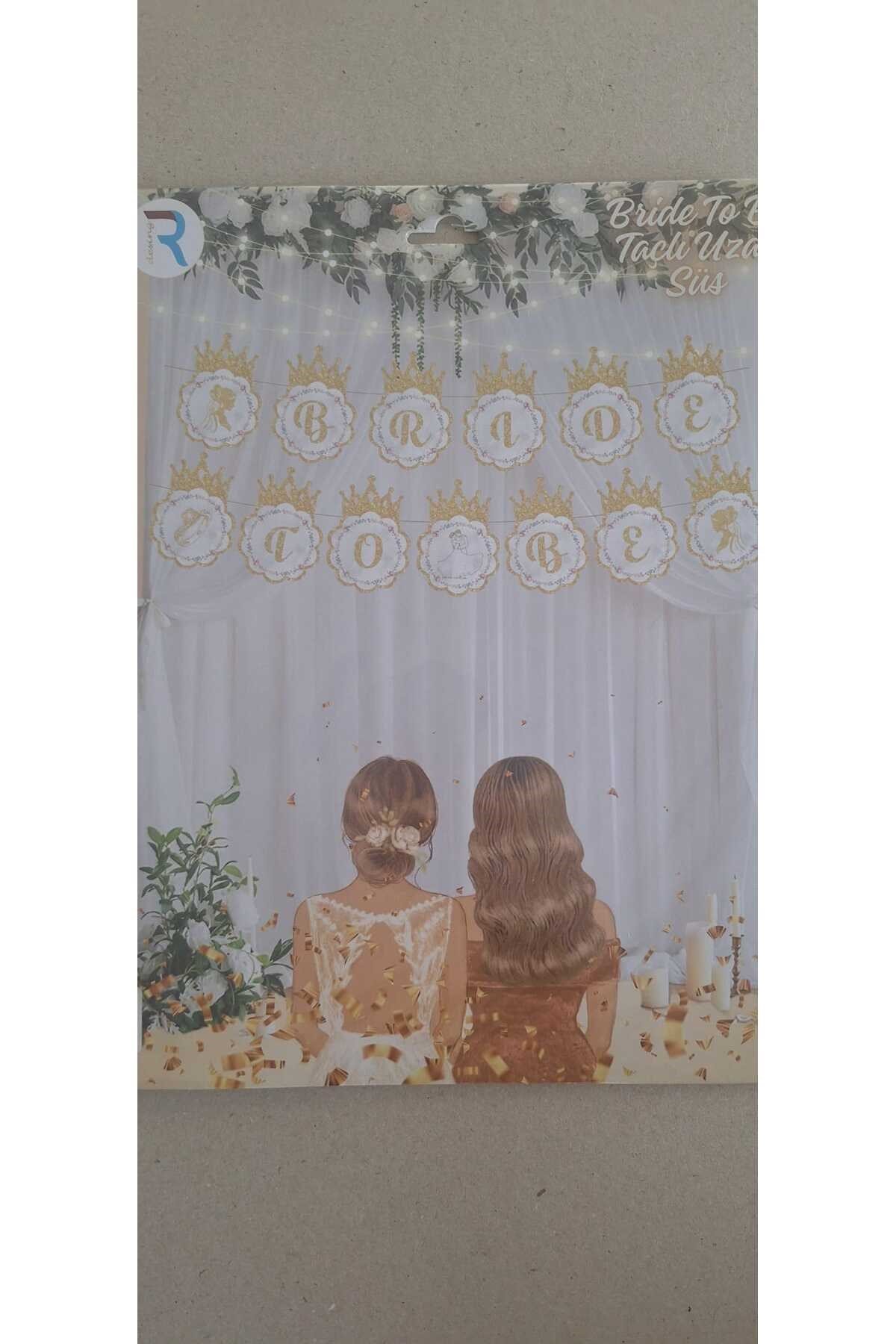 Bride To Be Yazı Flama, Bekarlığa Veda Partisi Banner Süs