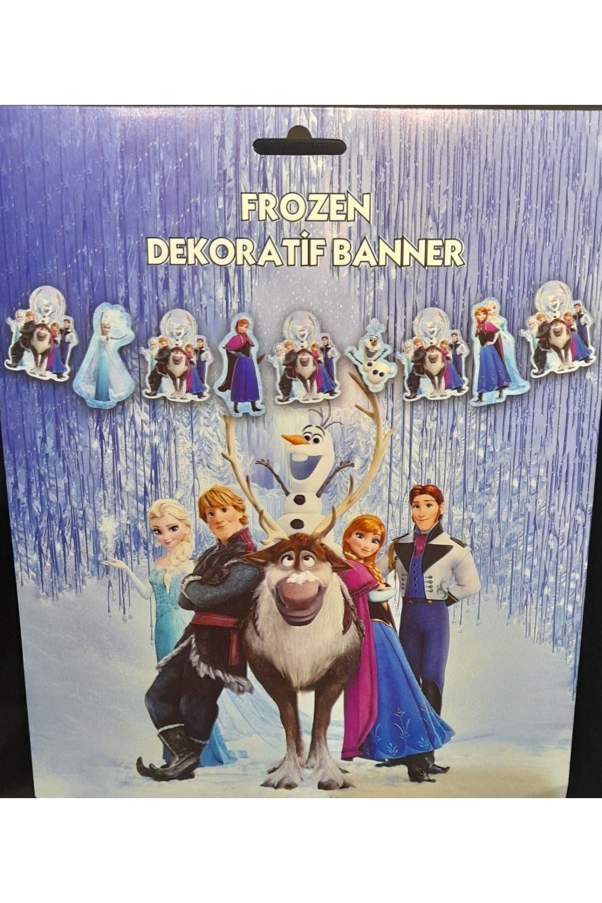 Elsa Frozen Karlar Ülkesi Dekoratif Banner