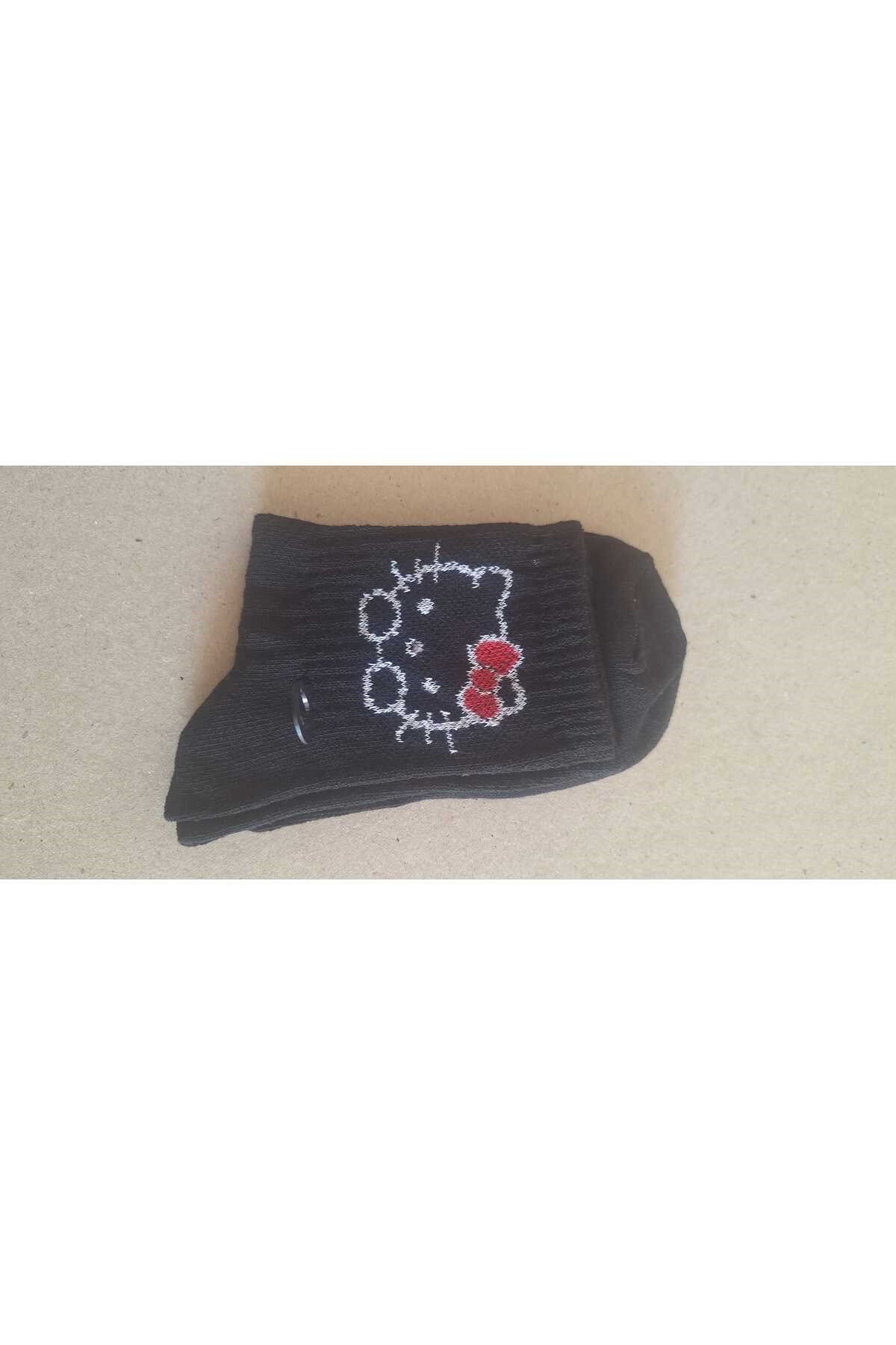 hello kitty desenli çorap