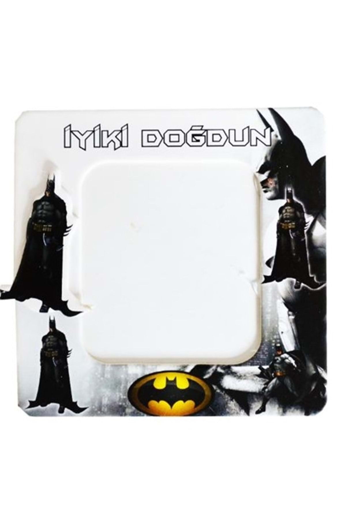 Iyiki Doğdun Süperman Ve Batman Magnet Resim Çerçevesi 20'li Paket