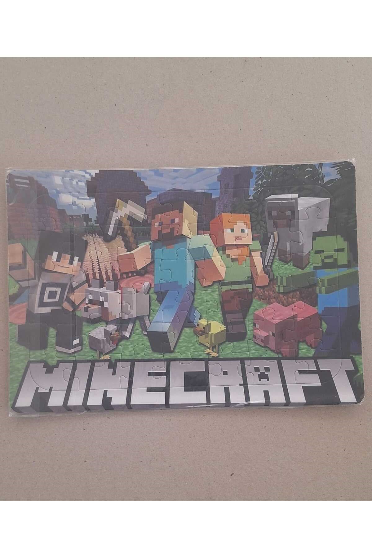 Minecraft puzzle yapboz ve boyama kitabı
