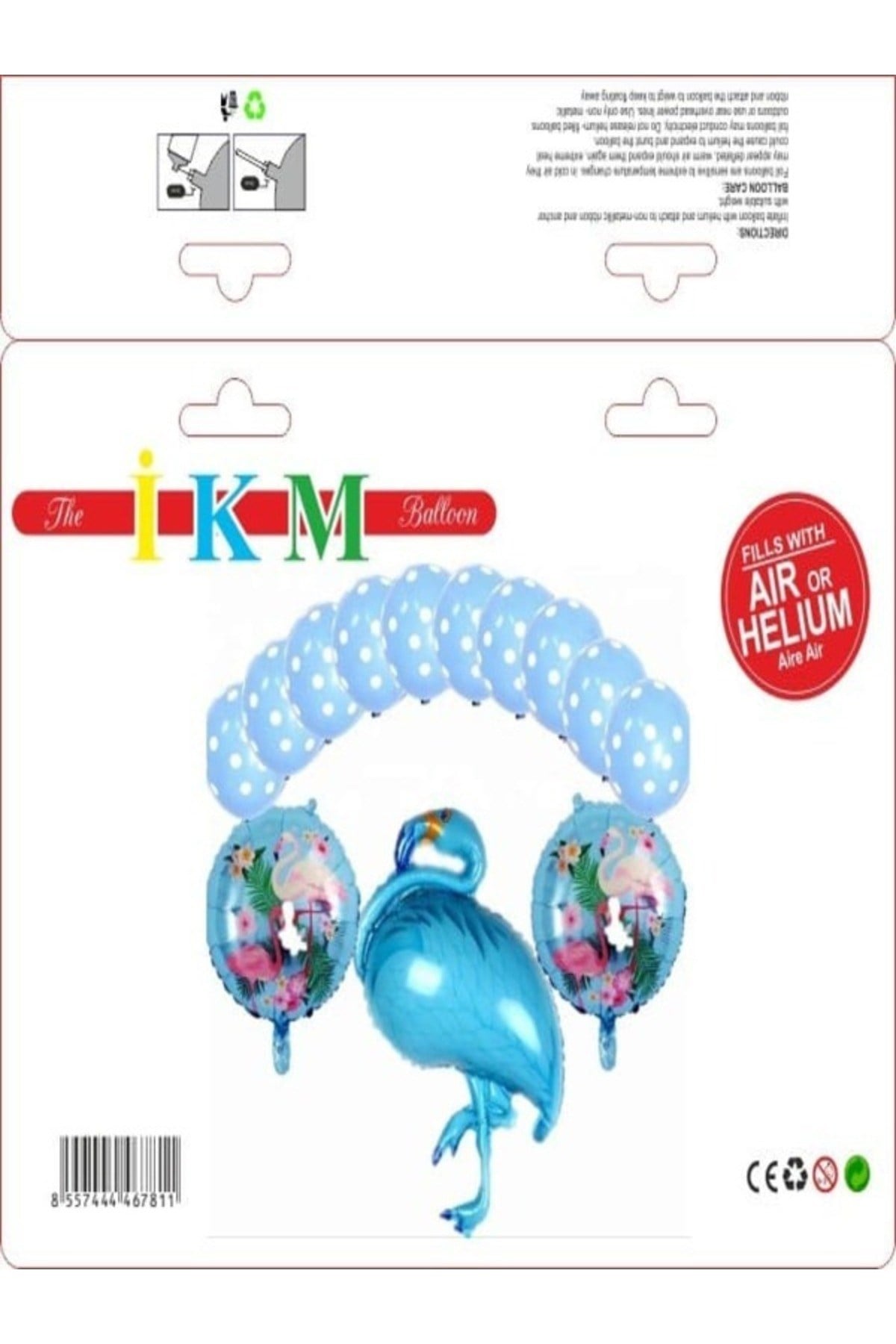 mutlu anılar parti evi flamingo folyo balon seti