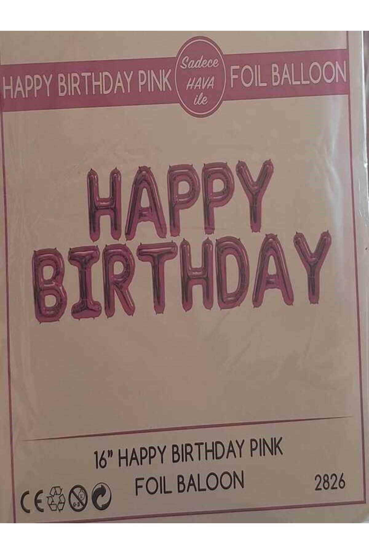 mutlu anılar parti evi happy bişrhday folyo balon seti