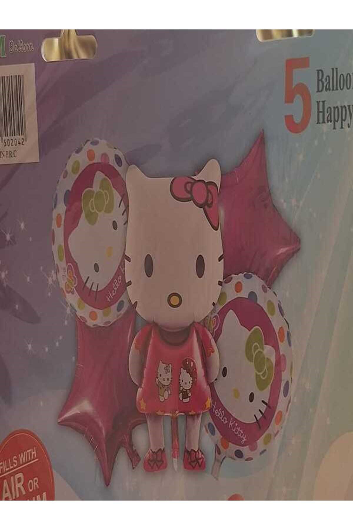 mutlu anılar parti evi hello kitty folyo balon seti