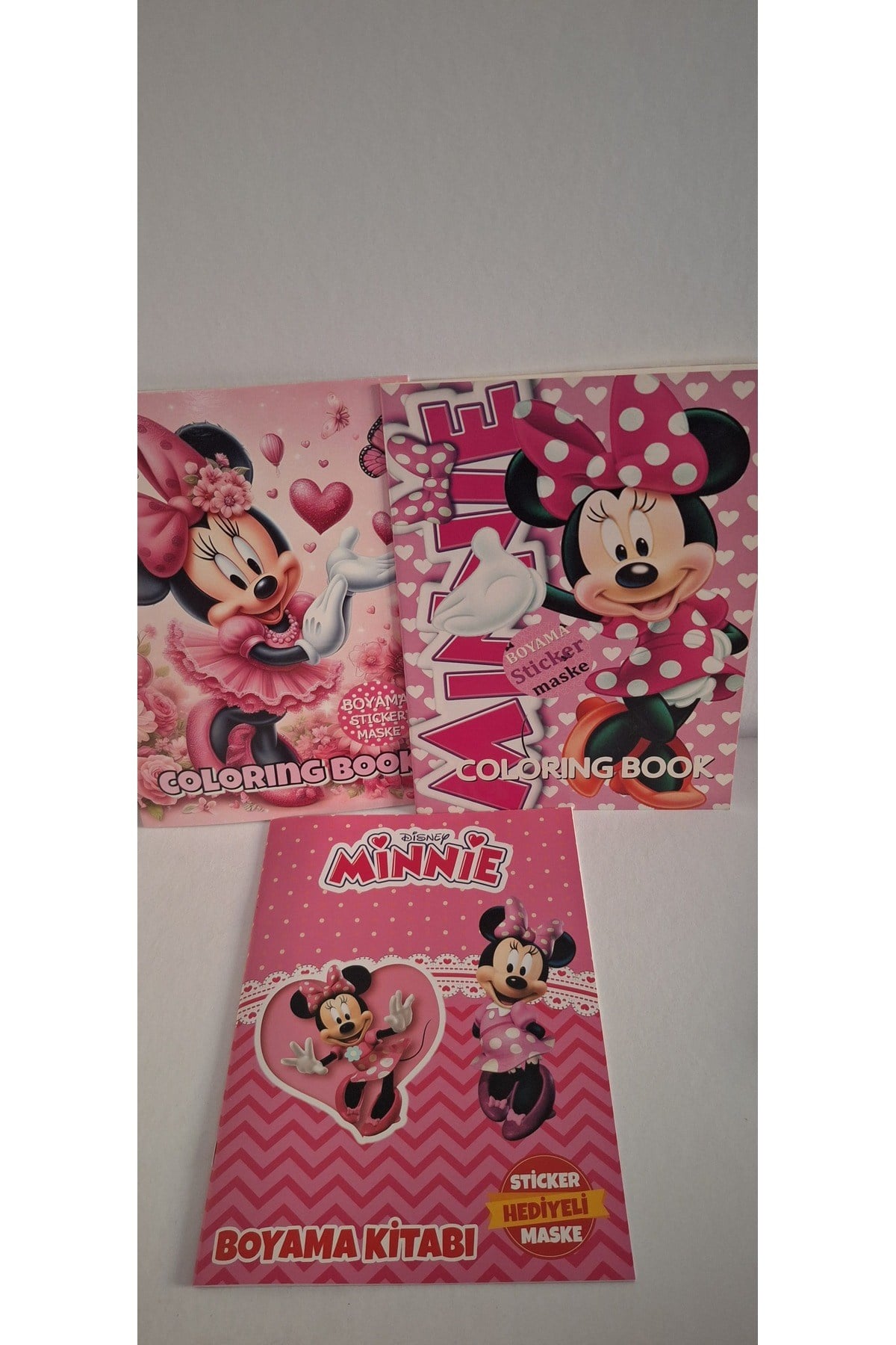 Mutlu anılar parti evi minnie boyama kitabı