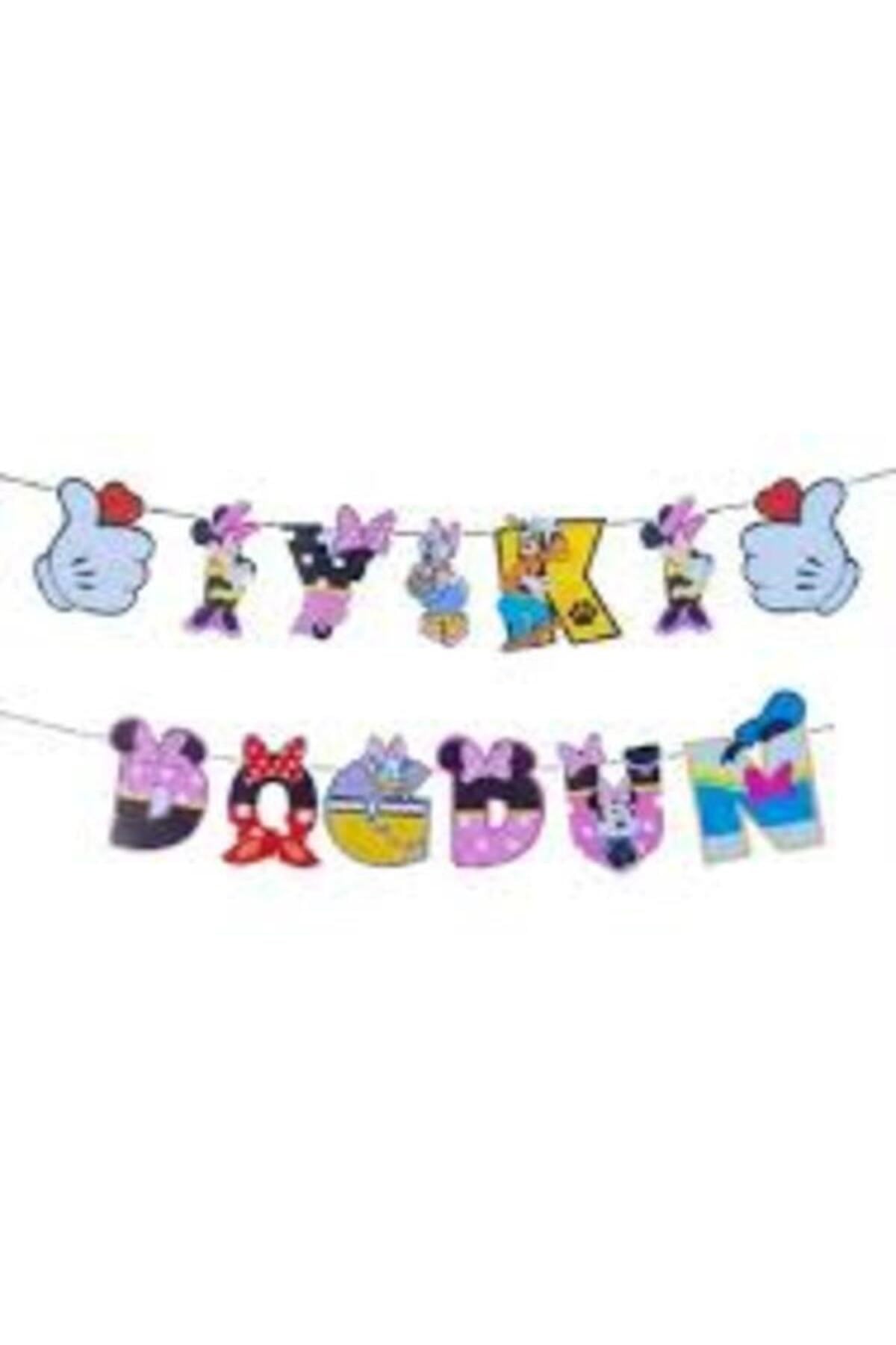 mutlu anılar parti evi minnie mouse banner