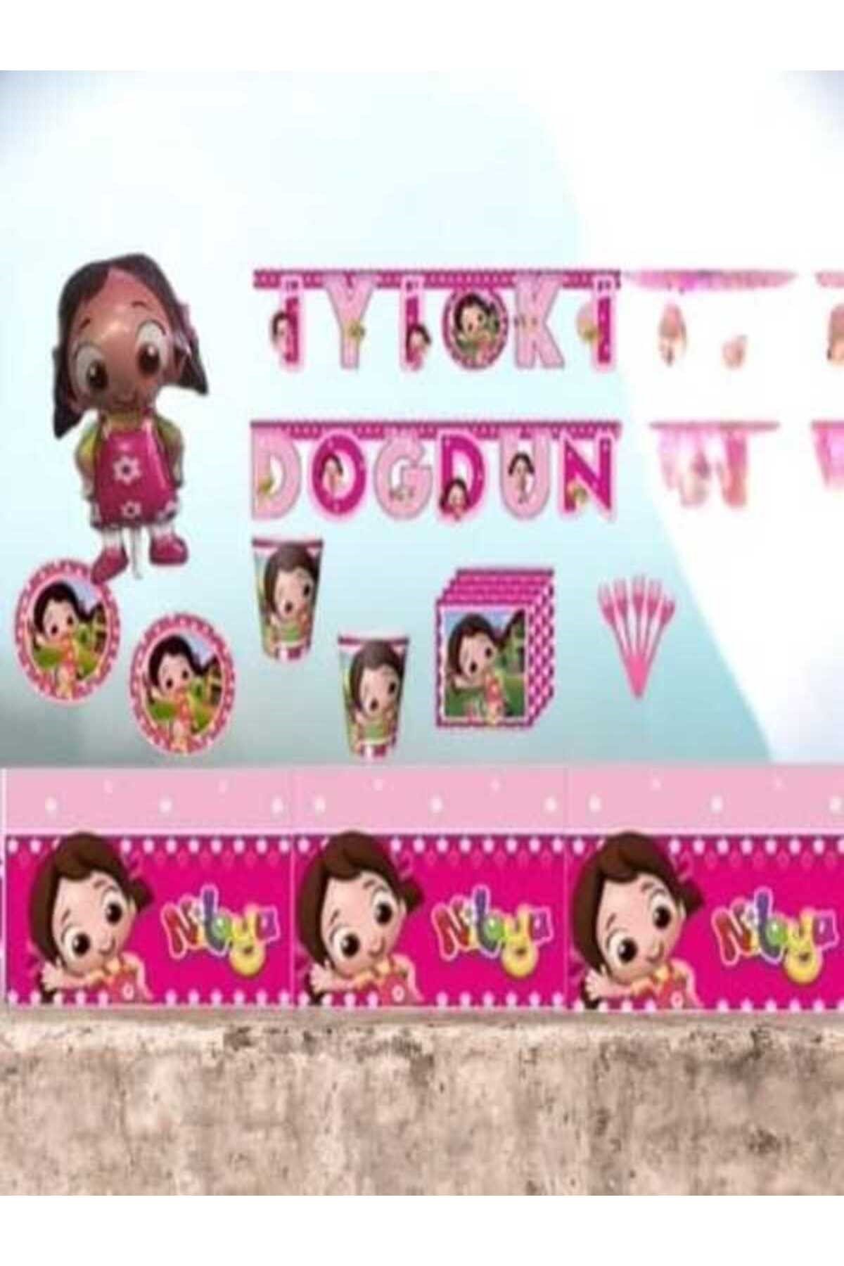 NİLOYA DOĞUM GÜNÜ SET 8 KİŞİLİK