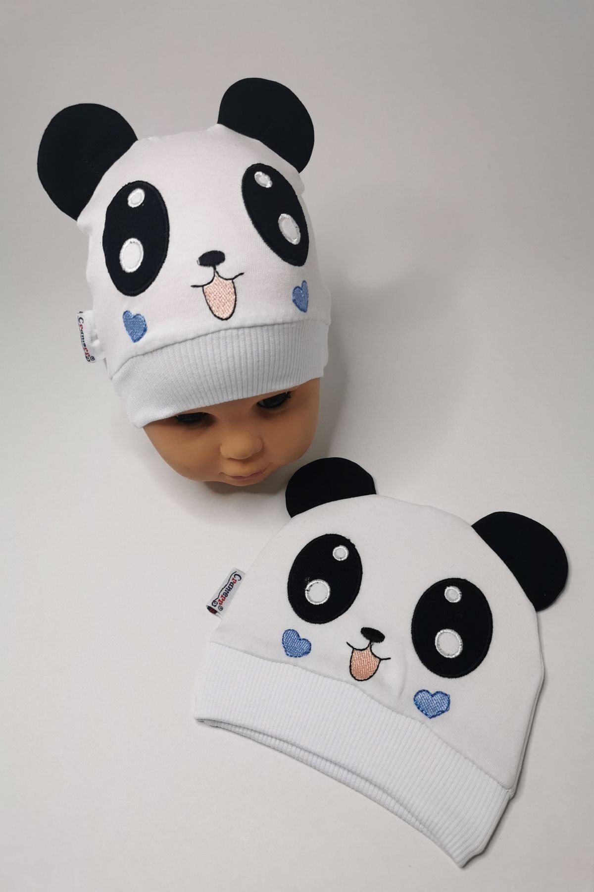 Panda Bebek Beresi %100 Pamuk Penye