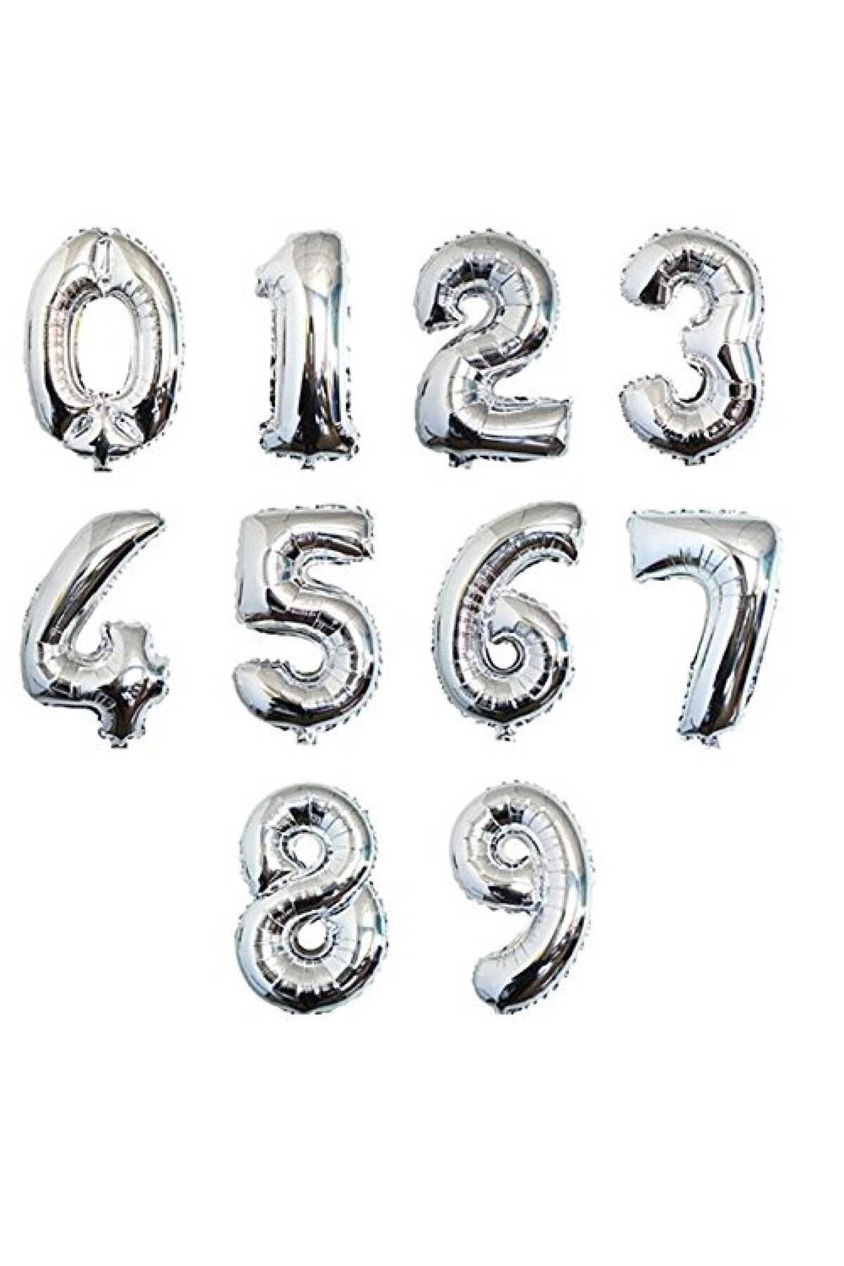 Rakam Folyo Balon Küçük Boy 16 inç