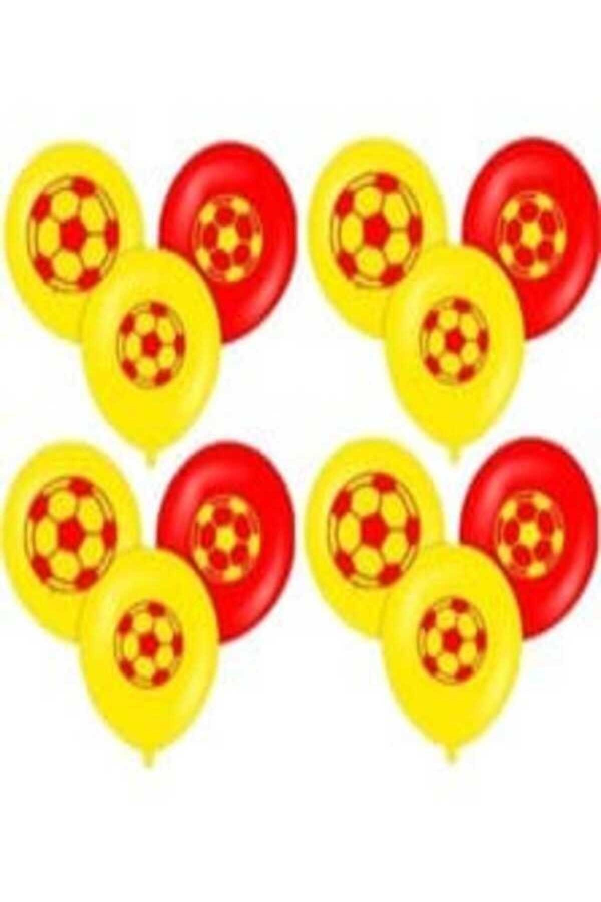 TARAFTAR Galatasaray sarı kırmızı,sarı mavi balon 10LU