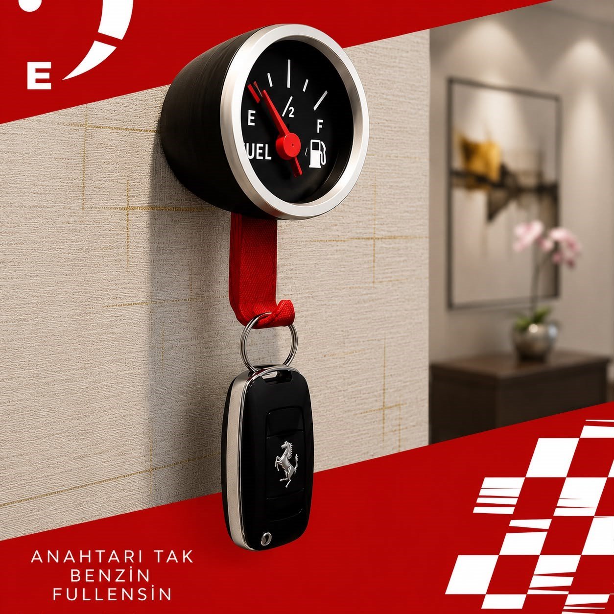 Anahtarı tak benzin fullensin anahtarlık